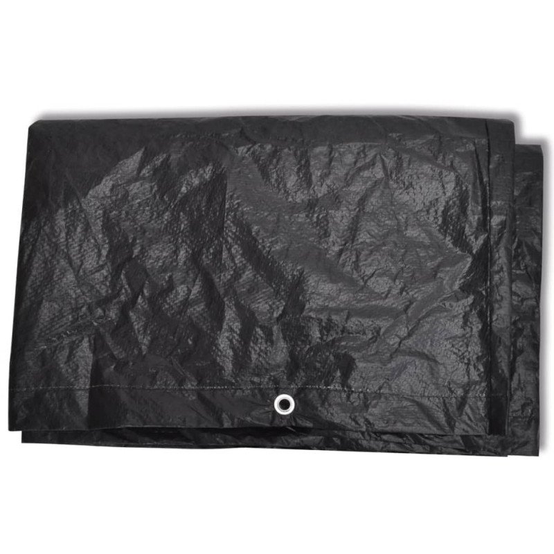 vidaXL Ochranné obaly na záhradný nábytok 2 ks 172x113cm polyratanová súprava pre 6 osôb 8 očiek