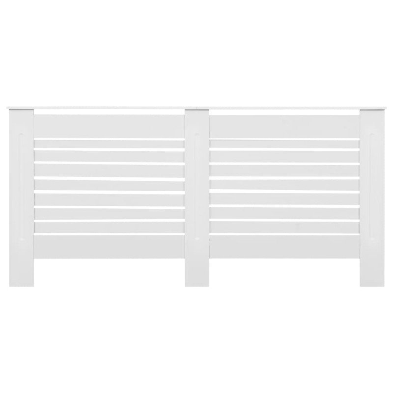 vidaXL Kryty na radiátor 2 ks biele 172x19x81,5 cm MDF
