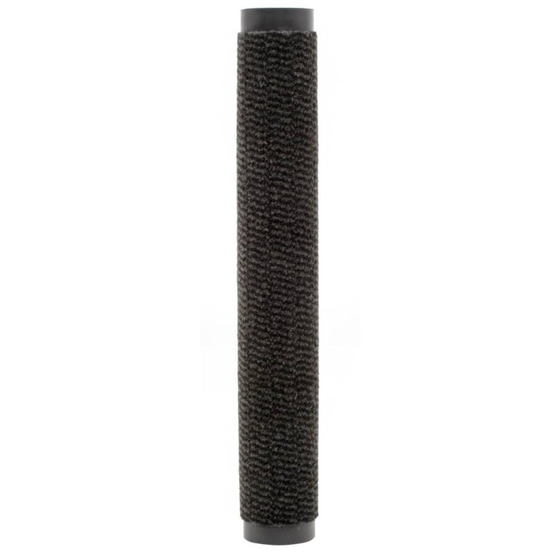 vidaXL Rohožky pred dvere 2 ks čierne 80x120 cm obdĺžnikové všívané