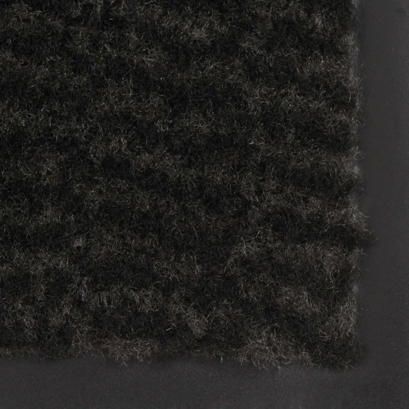 vidaXL Rohožky pred dvere 2 ks čierne 80x120 cm obdĺžnikové všívané