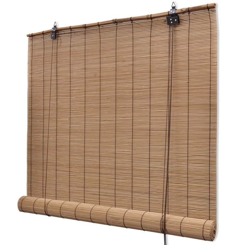 vidaXL Bambusové rolety 2 ks 150x220 cm, hnedé