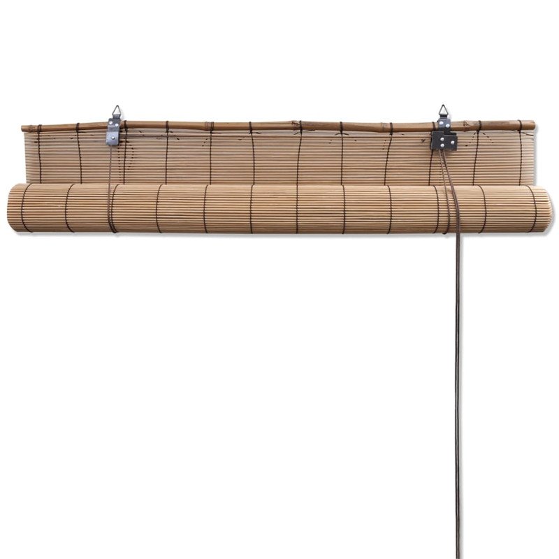 vidaXL Bambusové rolety 2 ks 150x220 cm, hnedé