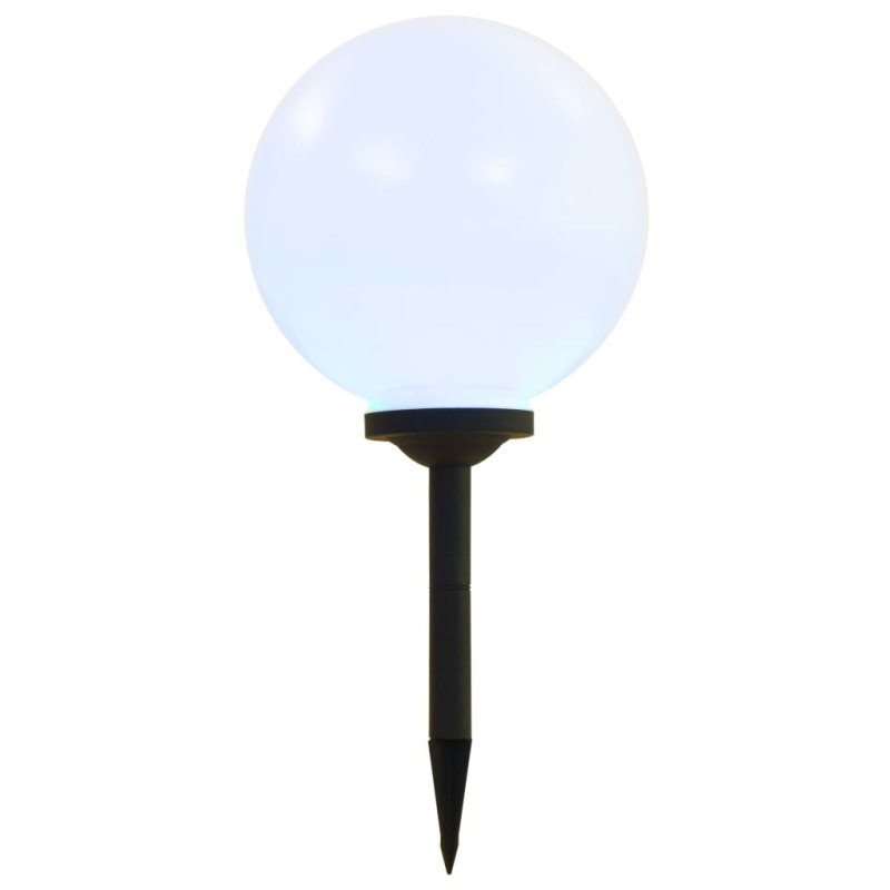 vidaXL Vonkajšie solárne lampy 4 ks 30 cm LED guľové RGB
