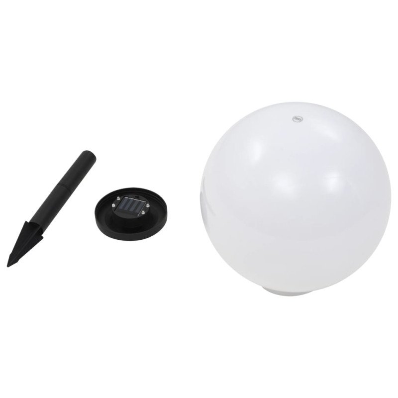 vidaXL Vonkajšie solárne lampy 4 ks 30 cm LED guľové RGB