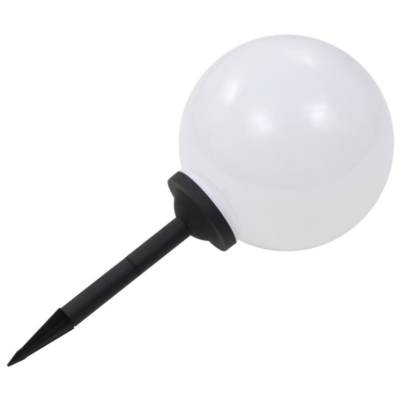 vidaXL Vonkajšie solárne lampy 4 ks 30 cm LED guľové RGB