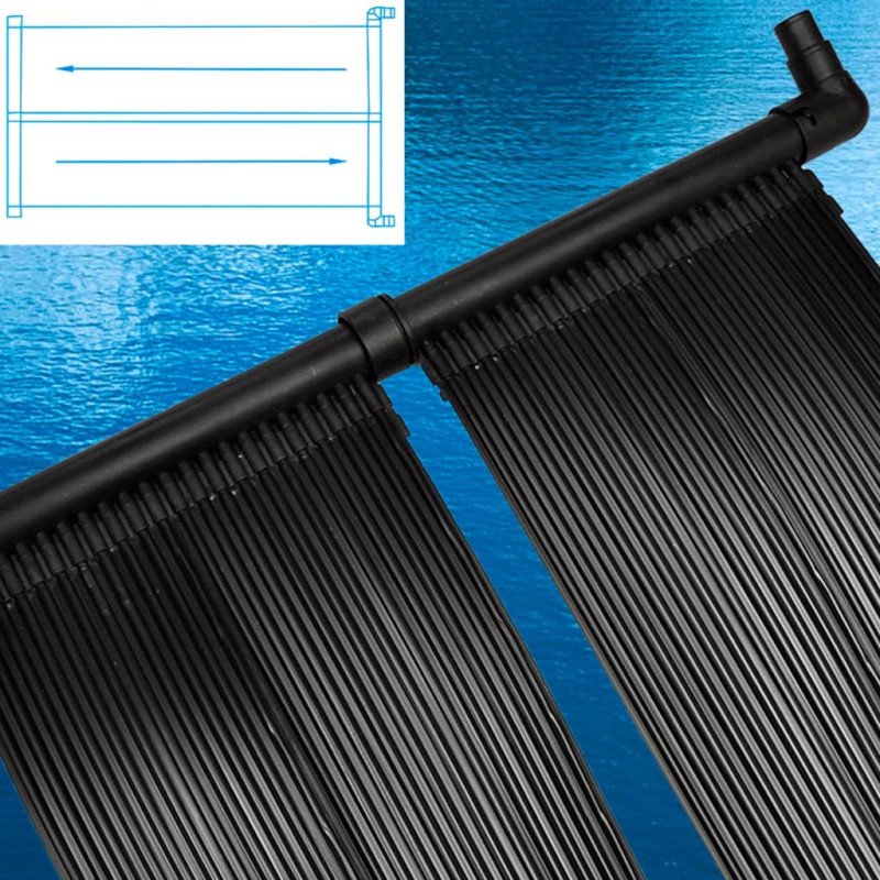 vidaXL Solárny panel na ohrev vody v bazéne 6 ks 80x620 cm