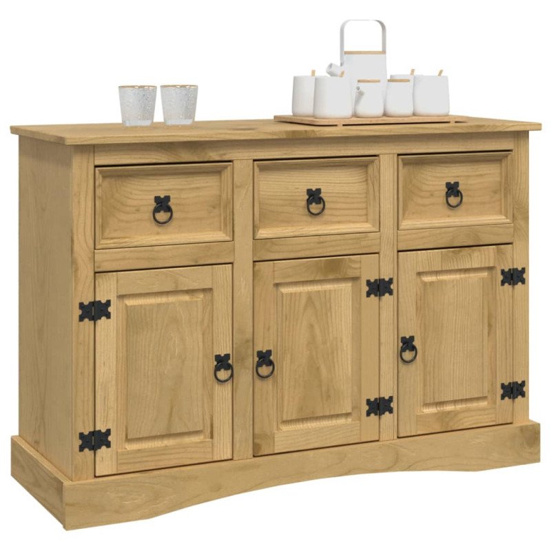 vidaXL Komoda Corona 115x43x79,5 cm masívna mexická borovica