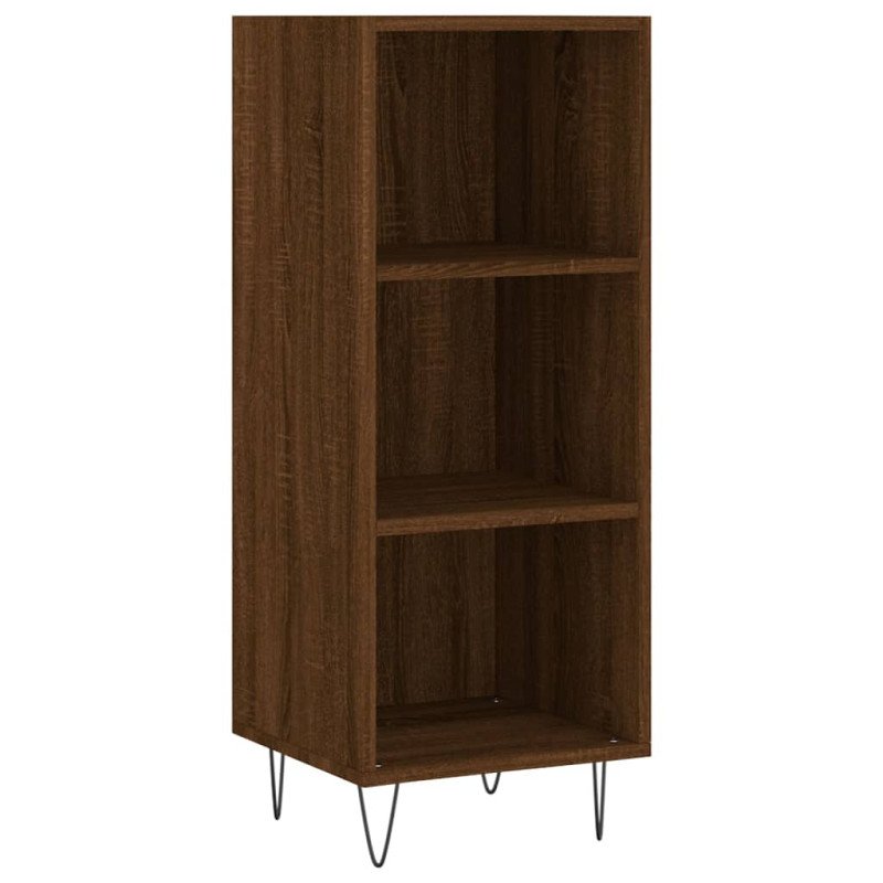 vidaXL Vysoká skrinka hnedý dub 34,5x32,5x180 cm spracované drevo
