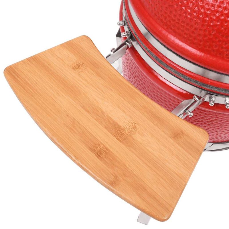 vidaXL Kamado gril s udiarňou keramika 76 cm