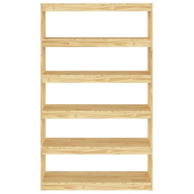 vidaXL Knižnica/deliaca stena 100x30x167,5 cm, borovicový masív