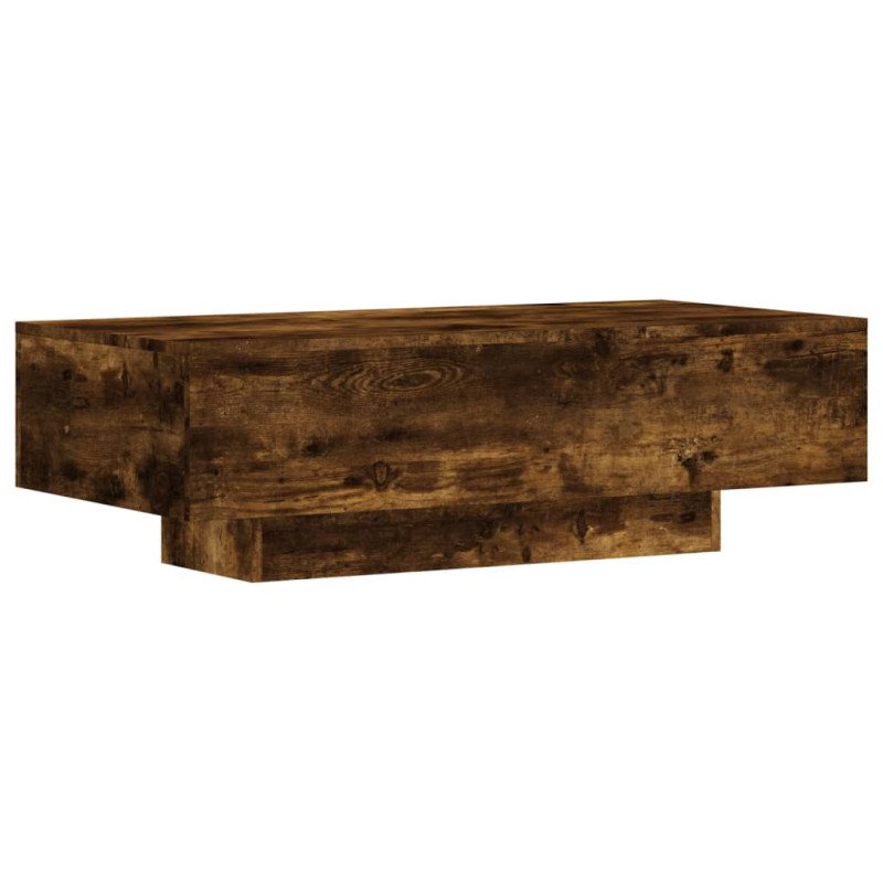 vidaXL Konferenčný stolík dymový dub 100x49,5x31 cm kompozitné drevo