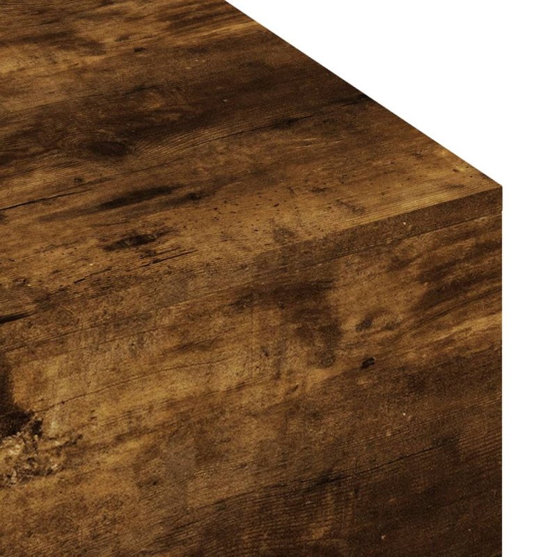 vidaXL Konferenčný stolík dymový dub 100x49,5x31 cm kompozitné drevo