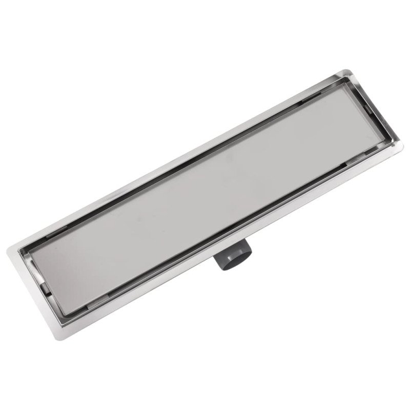 vidaXL Rovný sprchový odtok, 530x140 mm, nerezová oceľ