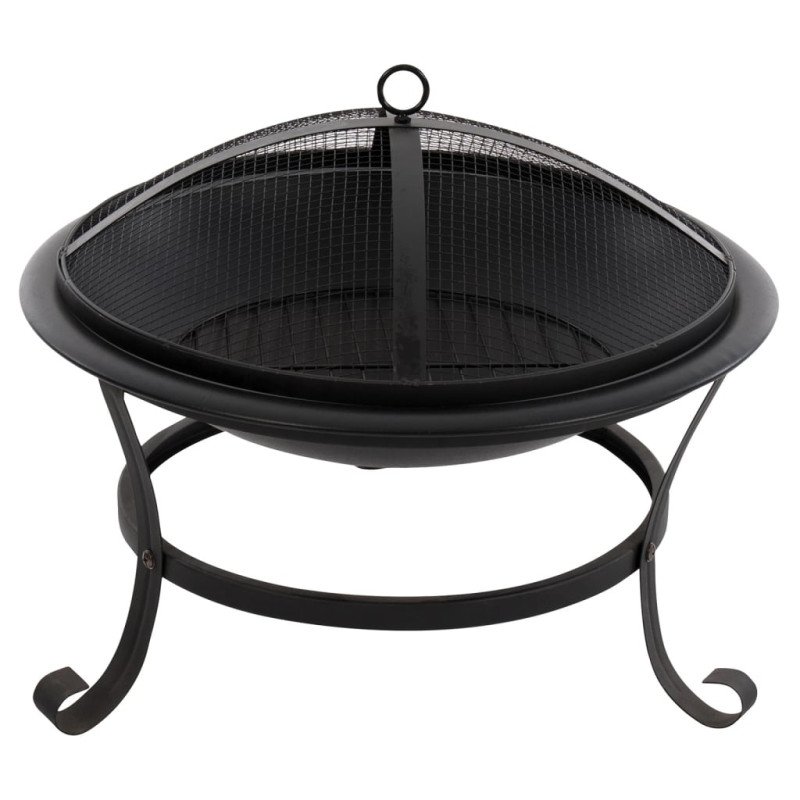 RedFire Ohnisko Atlanta čierne 51 cm oceľové 85014