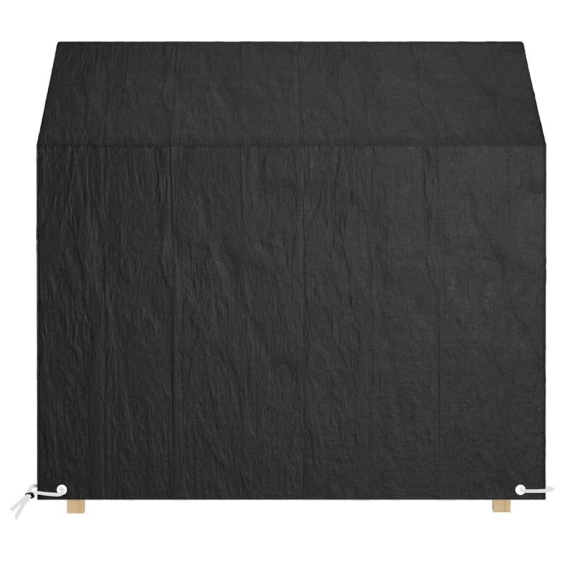 vidaXL Kryt na záhradnú lavicu 8 očiek 130x70x70/88 cm polyetylén