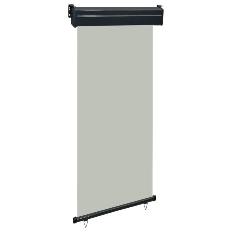 vidaXL Bočná markíza na balkón 100x250 cm, sivá