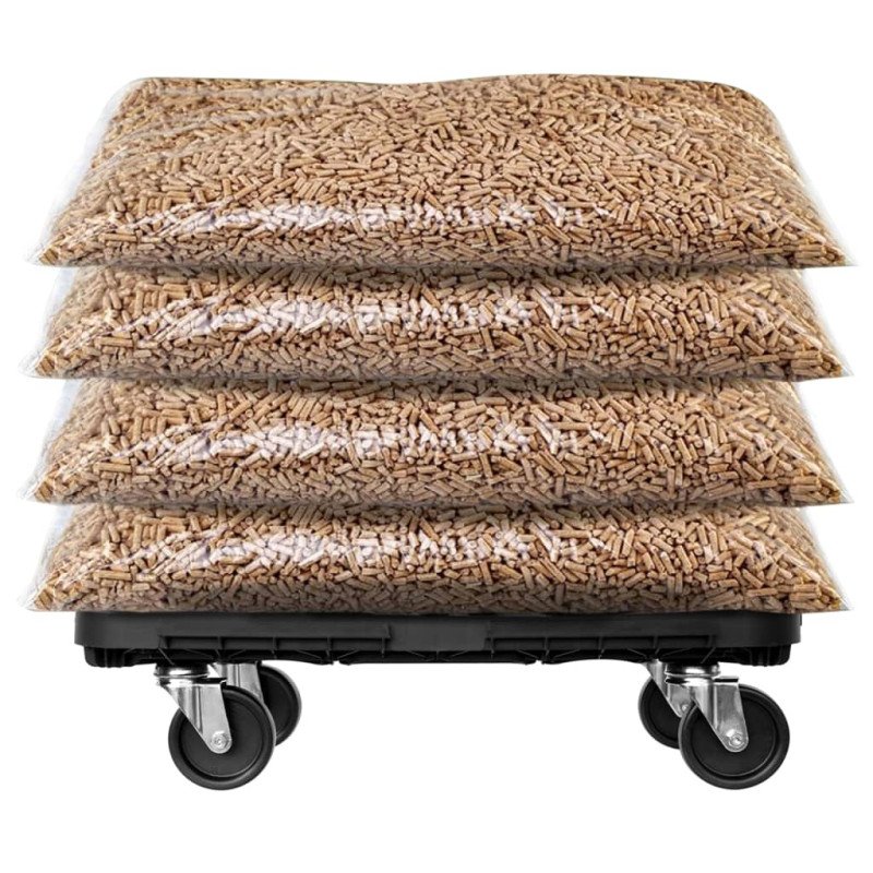 vidaXL Transportný vozík čierny polypropylén 300 kg