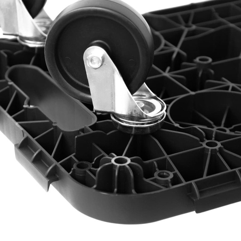 vidaXL Transportný vozík čierny polypropylén 300 kg
