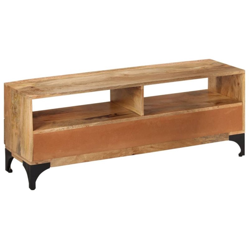vidaXL TV stolík z mangového dreva, 120 x 35 x 45 cm