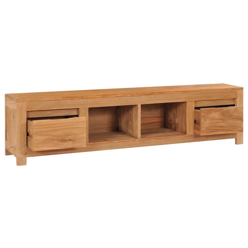 vidaXL TV skrinka 135x30x35 cm masívne teakové drevo