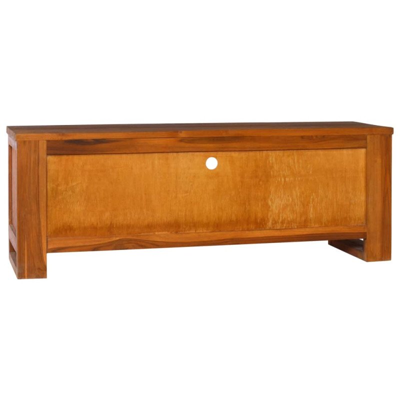 vidaXL TV skrinka 110x30x40 cm masívne teakové drevo