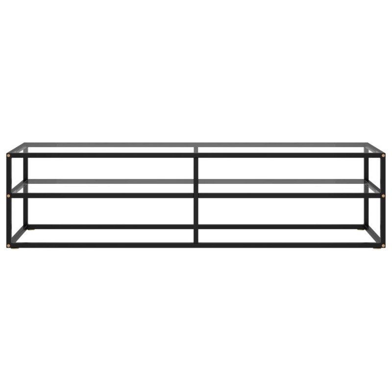 vidaXL TV skrinka čierna s tvrdeným sklom 160x40x40 cm vidaXL TV skrinka čierna s tvrdeným sklom 160x40x40 cm
