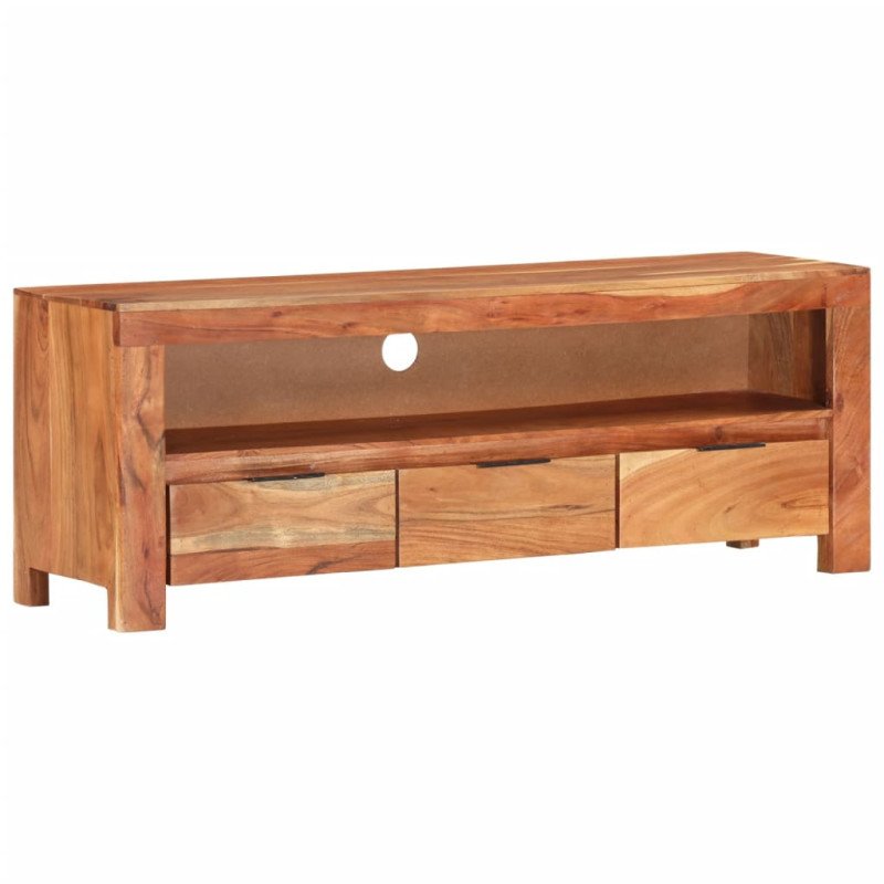 vidaXL TV skrinka 110x30x40 cm masívne akáciové drevo