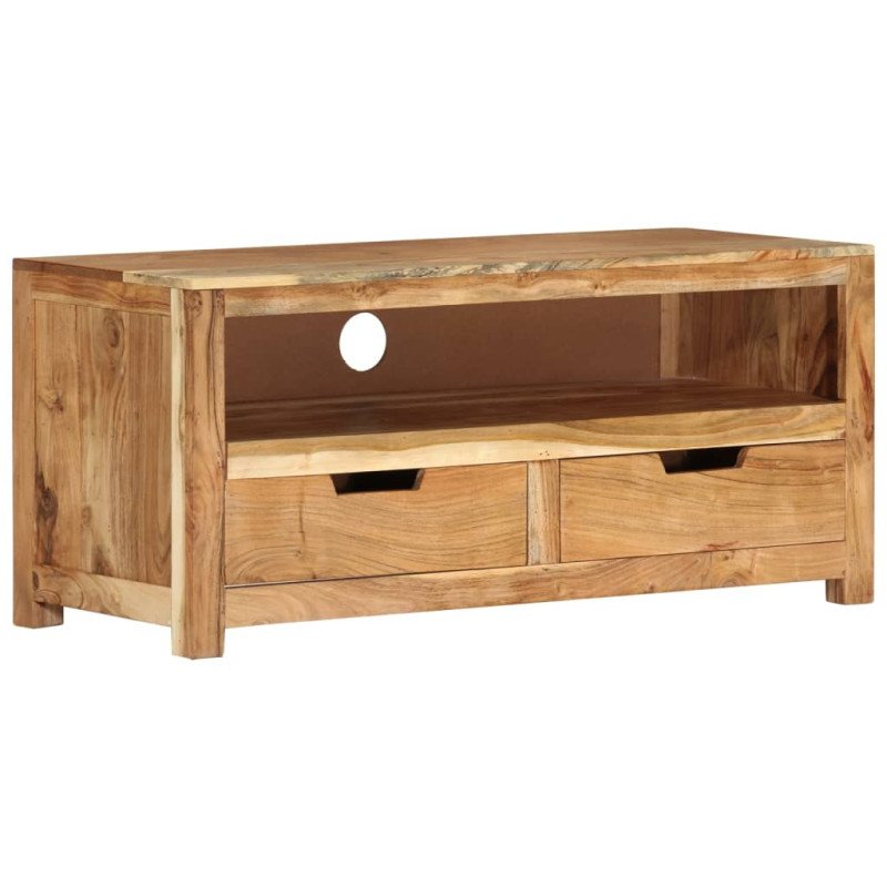 vidaXL TV skrinka 88x35x40 cm, akáciový masív
