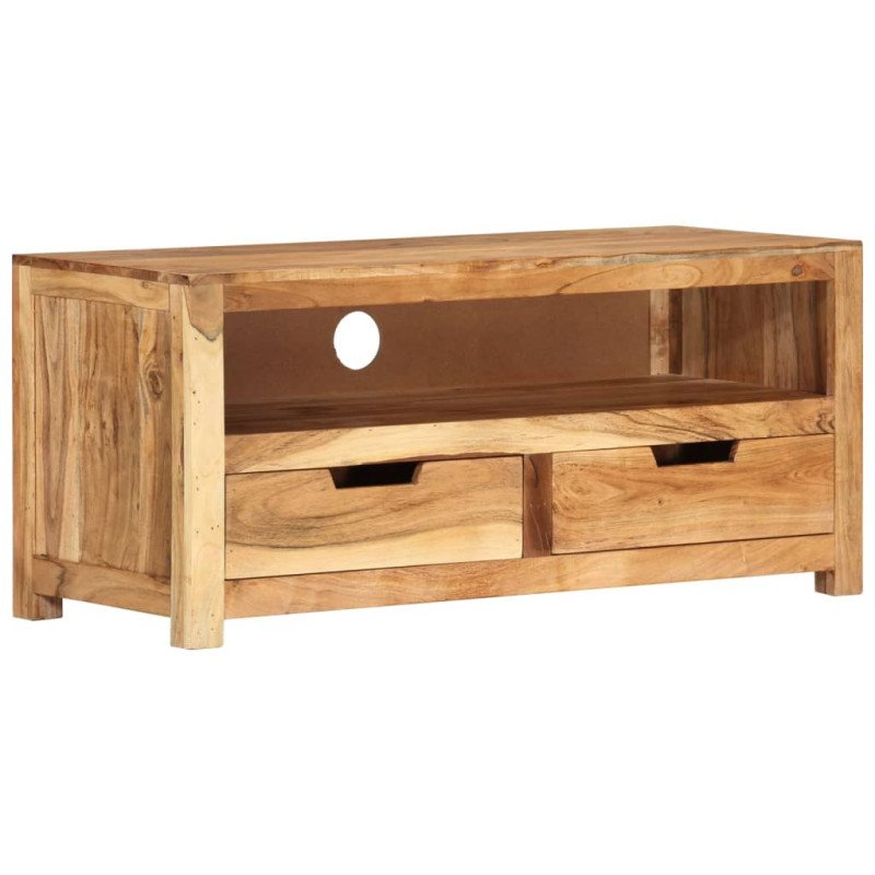 vidaXL TV skrinka 88x35x40 cm, akáciový masív
