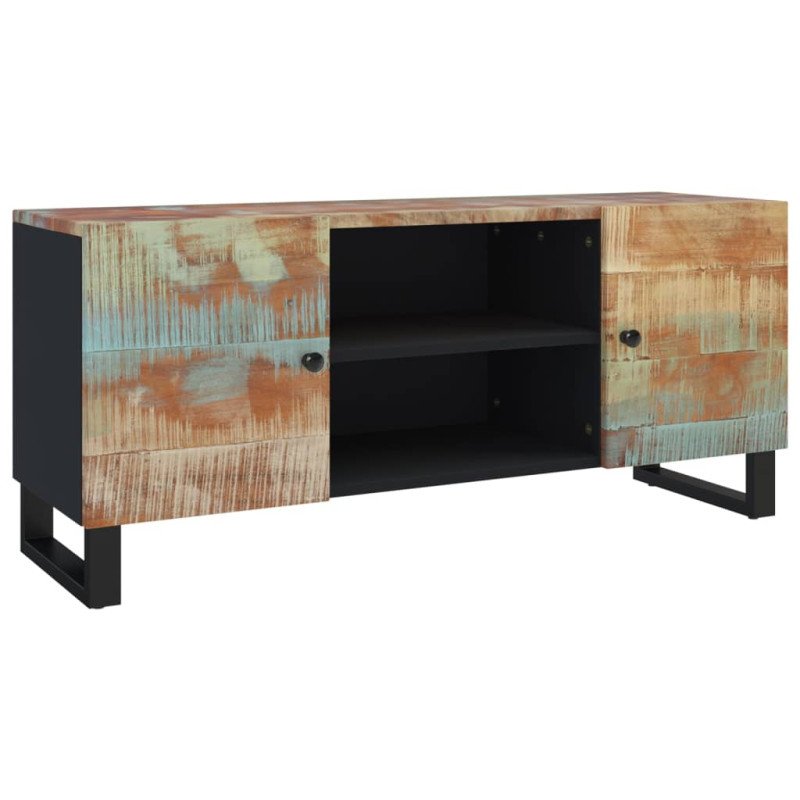 vidaXL TV skrinka 105x33x46 cm recyklovaný masív