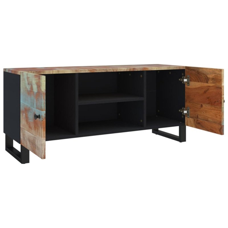 vidaXL TV skrinka 105x33x46 cm recyklovaný masív