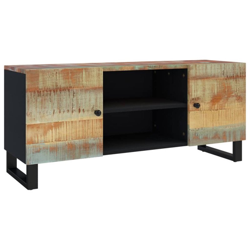 vidaXL TV skrinka 105x33x46 cm recyklovaný masív