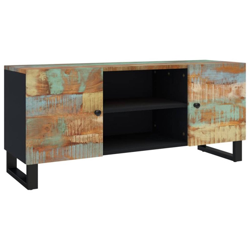 vidaXL TV skrinka 105x33x46 cm recyklovaný masív