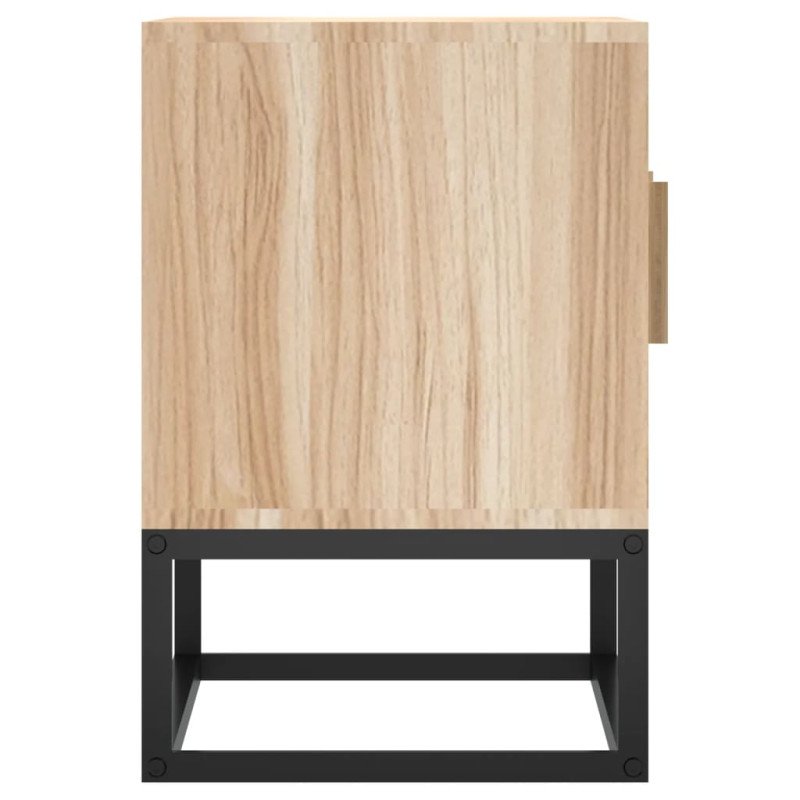 vidaXL TV skrinka 105x30x45 cm kompozitné drevo a železo
