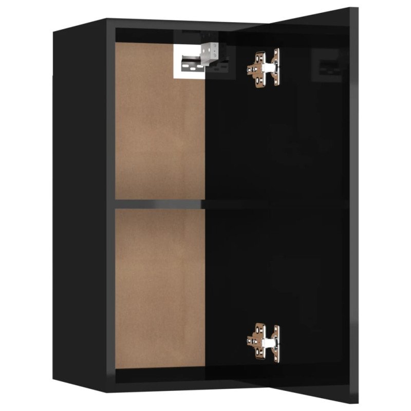 vidaXL TV skrinky 2 ks, lesklé čierne 30,5x30x60 cm, kompozitné drevo