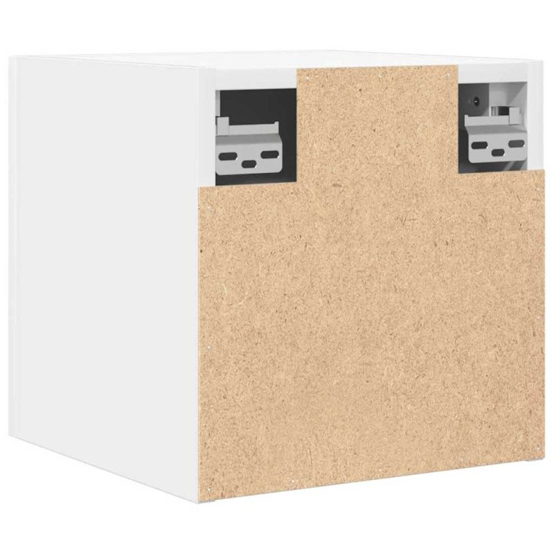 vidaXL Nástenná TV skrinka biela 30,5x30x30 cm