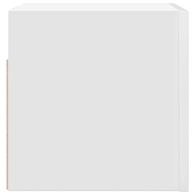 vidaXL Nástenné TV skrinky 4 ks biele 30,5x30x30 cm
