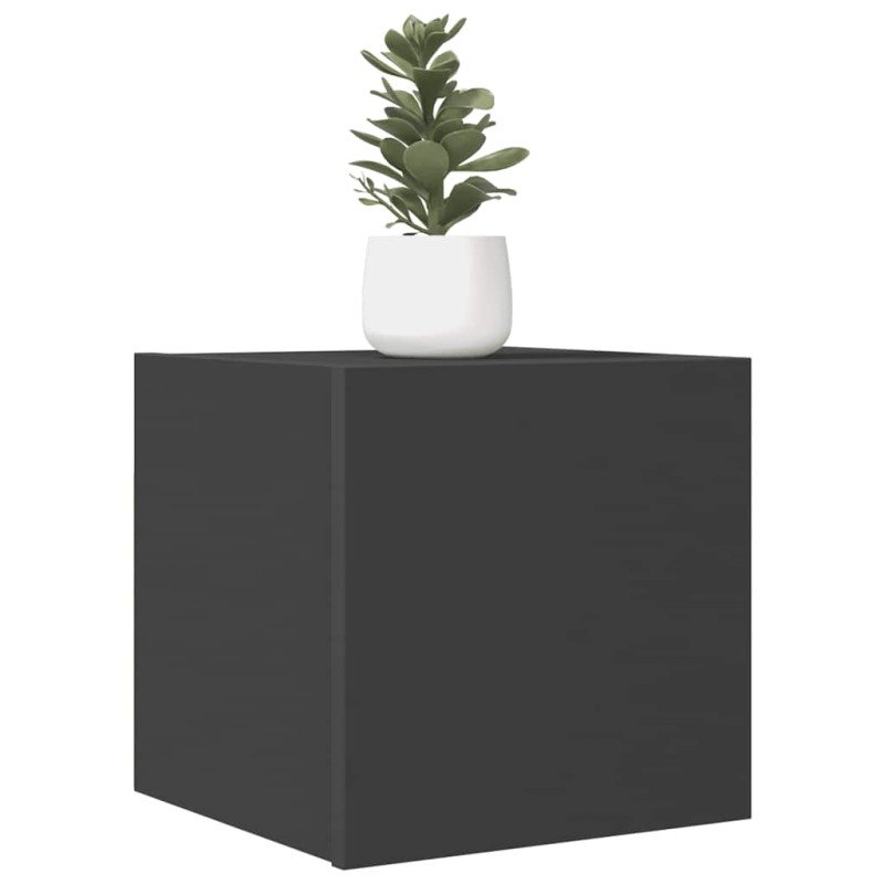 vidaXL Nástenné TV skrinky 2 ks sivé 30,5x30x30 cm