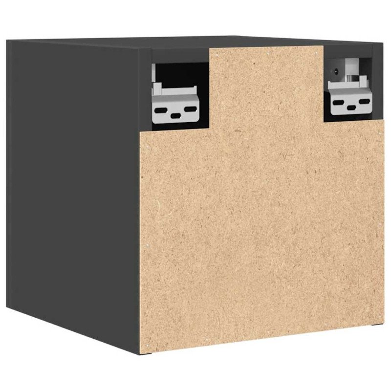 vidaXL Nástenné TV skrinky 2 ks sivé 30,5x30x30 cm