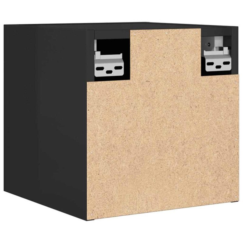 vidaXL Nástenné TV skrinky 4 ks lesklé čierne 30,5x30x30 cm