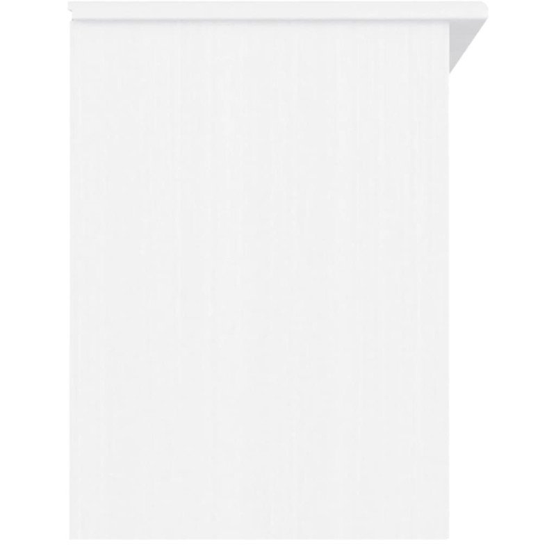 vidaXL Lavica na topánky ALTA biela 100x35x45 cm masívna borovica