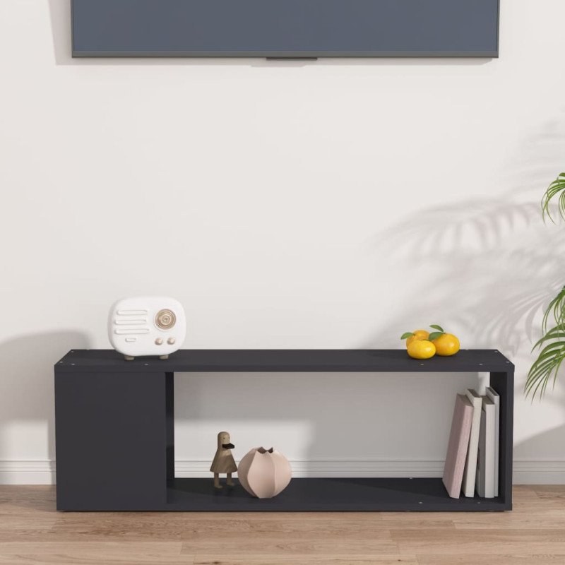 vidaXL TV skrinka sivá 100x24x32 cm drevotrieska