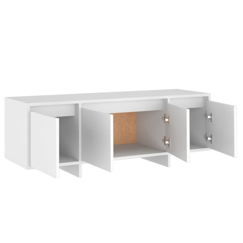 vidaXL TV skrinka biela 120x30x40,5 cm drevotrieska 
