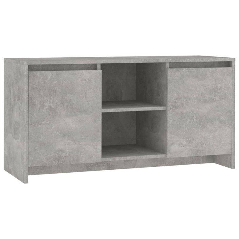 vidaXL TV skrinka betónovo-sivá 102x37,5x52,5 cm drevotrieska