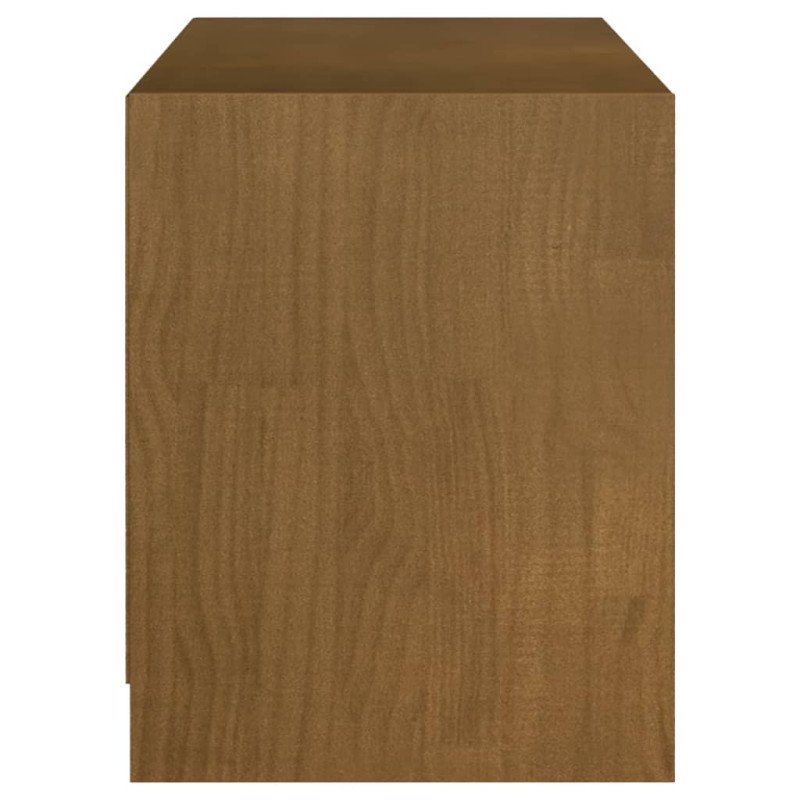 vidaXL TV skrinka medovo-hnedá 104x33x41 cm borovicový masív