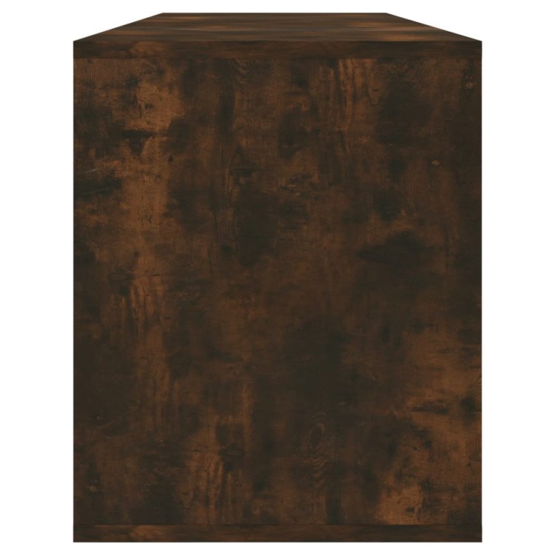 vidaXL TV skrinka hnedý dub 130x35x50 cm drevotrieska