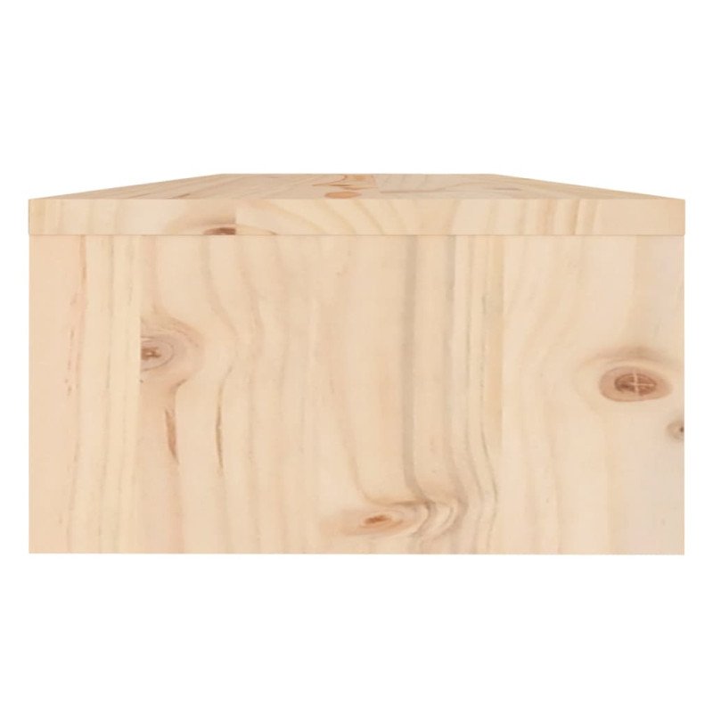 vidaXL Stojan na monitor 50x24x13 cm masívna borovica