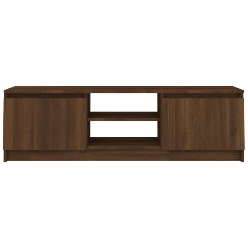 vidaXL TV skrinka hnedý dub 120x30x35,5 cm spracované drevo