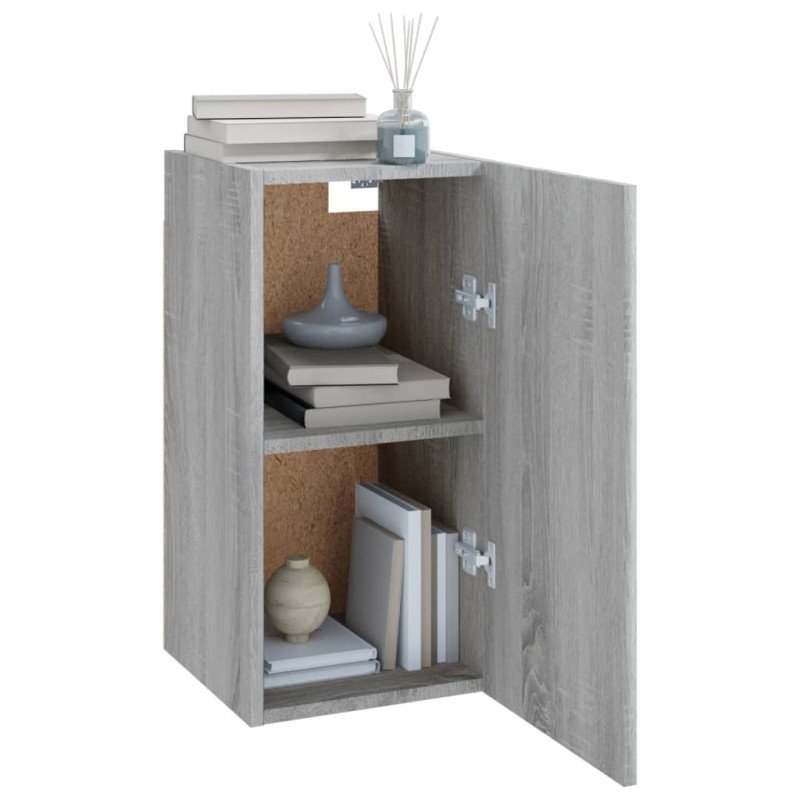 vidaXL TV skrinka sivý dub sonoma 30,5x30x60 cm spracované drevo