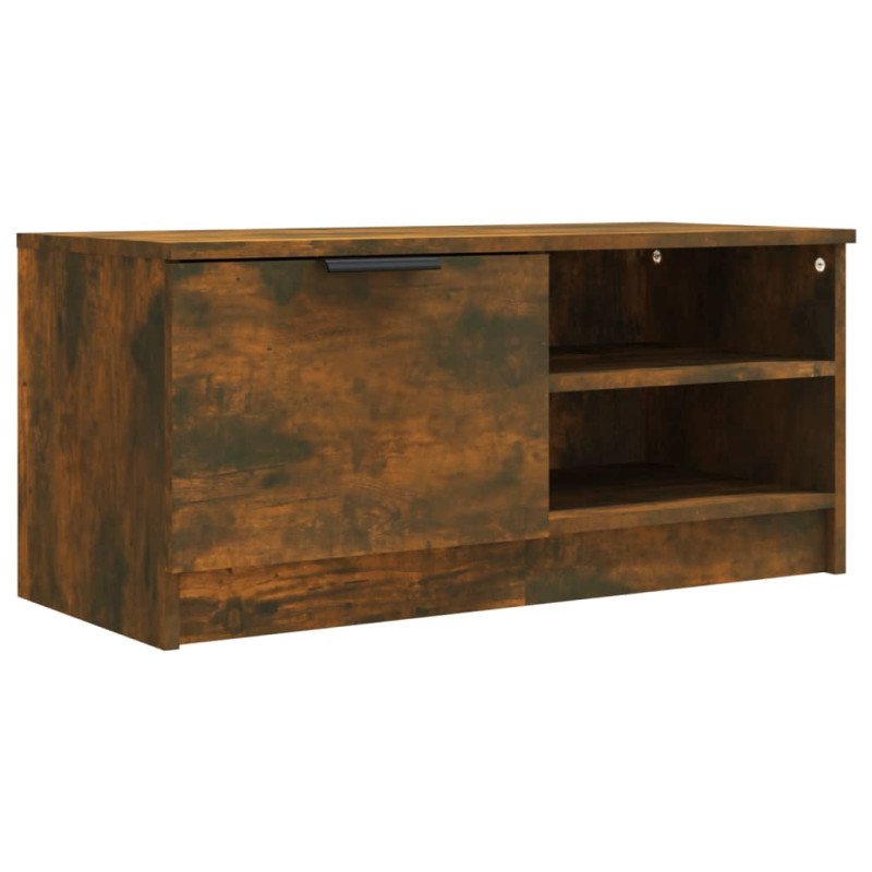 vidaXL TV stolíky 2 ks dymový dub 80x35x36,5 cm spracované drevo